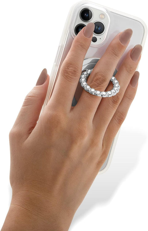 Sonix Magnetic Phone Grip and Ring Holder, Compatible with MagSafe, Rotatable Kickstand for iPhone 15