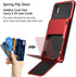 Vofolen Case for Galaxy Note 10+ 10 Plus, Wallet 4-Slot Pocket ID Card Holder, Scratch Resistant Dual Layer Protective
