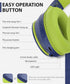 rockpapa E7 Over Ear Wireless Bluetooth Headphones with Mic, Travel Case, Foldable Wired/Wireless for Kids and Adults