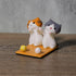 Cute Cat Smartphone Stand Phone Holder, Cartoon Animal Japanese Anime (Pumpkin and Gabriel)