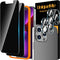 UniqueMe Privacy Screen Protector for iPhone 13 Pro Max, Tempered Glass & Camera Lens, Anti-Spy, Easy Install, 2+2 Pack.