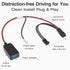 YQMAJIM DashCam Power Adapter, Compatible with Ford F150, Transit, Bronco, Lincoln, Connects to Rainfall Sensor