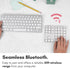 Macally Bluetooth Number Pad for Laptop, Rechargeable Wireless Numeric Keypad, Slim 35 Key Wireless Number Pad for Data