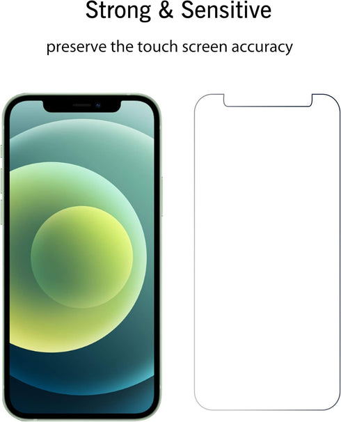 Ailun Tempered Glass Screen Protector for iPhone 12/12 Pro 6.1" (2020) - 3 Pack, Case Friendly.