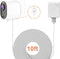 Charging Cable for Arlo Ultra/Ultra 2/Pro 3/Pro 4, Weatherproof Outdoor Magnetic Power Cable, 10 Feet White