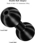 BRCOVAN Aluminum Alloy 1'' Ball to 1'' Ball Adapter Compatible with RAM Mounts B Size Double Socket Arm