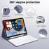 KENKE iPad Air Case with Keyboard 6th/5th/4th Gen 11 & 10.9 Inch, Detachable Wireless Bluetooth, Auto Wake/Sleep