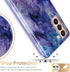 Esdot Galaxy S21 Case, Rugged Shockproof Cover for Women, Military Grade 21ft Drop Test, Nice Water Marble 6.2"