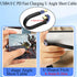 QIANRENON 240W USB4.0 C PD Fast Charging Cable, 40Gbps Type C U Angle Short Cable for Phone Thunderbolt 3/4, 13cm/5.1in