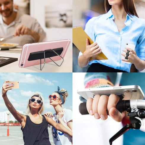 CISID 4PCS) Cell Phone Holder for Hand, Phone Finger Holder Loop Strap Grip with Stand for Phone Suitable for iPhone
