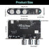 ZK-1001U 100W 9-24V PRO with Mic Input Blue-Tooth Mono Amplifier Board, Echo & EQ, TWS Pairing, USB/AUX, Adjustable Mic