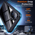 SPIDERCASE 17 12FT for iPhone Case Waterproof, Built-in Lens & Screen Protector, Full Heavy Duty Protection, Military