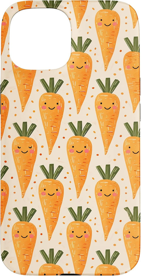 Carrot Vegetable Vegan Vegetarian JM Carrot Case for iPhone 15