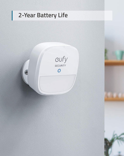 eufy Security 100 30 2-Year 24/7 Motion Sensor, Home Alarm System, Coverage, ft Detection Range, Battery Life