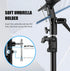 EMART Camera Flash Bracket H Type Mount with Umbrella Holder, Adjustable Metal Light Stand Adapter (2 Pack)