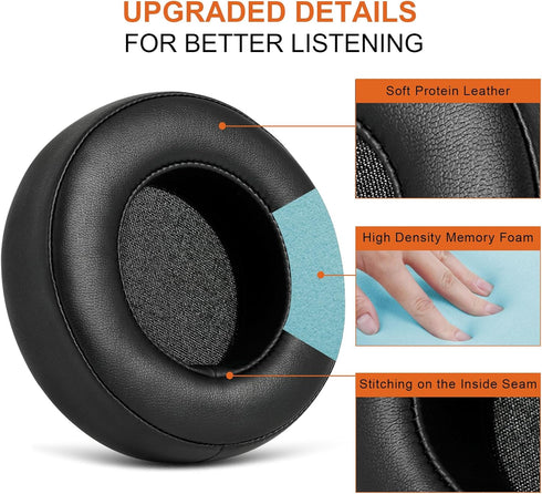 Upgraded Replacement Earpad Cushions GVOEARS Ear Pads for Corsair Virtuoso RGB Wireless SE XT Gaming Headset with