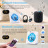 Bluetooth Desktop CD Player with Speakers, LED Screen, FM Radio, Remote Control, AUX, USB, TF Card Playback