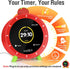 2.8" 4 MOMILLA Kids Alarm Clock for Bedrooms, Visual Timer with LCD Display Alarms, Digital Clock with White Noice