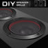 Facmogu 2PCS 5in Universal Speaker Grills, Black Round Mesh Decorative for Speaker Mounting & DIY