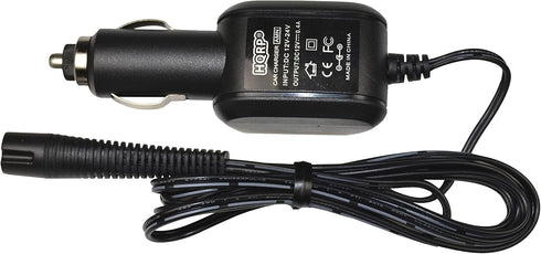 HQRP Car Charger for Braun Series 3 Model 340s-4, Series 7 9 3 5 1, 12-Volt Vehicle Adapter Power Cord