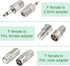 Superbat 75 FM Telescopic Antenna Kit Unbal F Type Connector DAB Radio Replacement Antenna for TV AM FM Radio Stereo