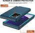 Galaxy Note 20 Ultra Case with Belt Clip Holster, Military Grade Heavy Duty Shockproof Cover, 2 Screen Protectors,