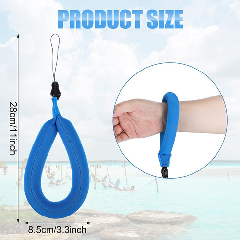 Weewooday 4 Pieces Waterproof Camera Float Waterproof Float Strap for Underwater Phone Pouch Keychain Lanyard Camera Waterproof Life Pouch Case,Universal Floating Wrist Strap for Camera Cell Phone