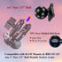BRCOVAN 1.5'' Ball Mount Base with Aluminum Alloy 4-Hole AMPS Square Plate, Compatible with RAM Mounts