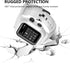 Compatible Apple Watch Band Case 42mm 44mm Series 5/4/3, IP68 Waterproof Case with Soft Silicone Band, White