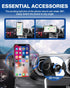 Autorder Car Phone Holder for 2022-2024 Mercedes Benz C-Class/2023 2024 GLC Accessories, Hands-Free 360 Degree Rotation