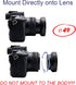 FotoZ 49mm 10x Professional Macro Conversion Lens for Canon EOS M6 M50 Mark II M100 M200 R50 R100
