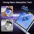 YWXTW EZ Alignment Screen Protector for Samsung Galaxy Z Flip 6, 2 PCS Front Tempered Glass + 1 Set Camera Lens