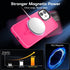 Hot Pink iPhone 11 Case: Shockproof, 13FT Drop Resistant, Translucent Matte, Strong Magnetic, Compatible with MagSafe.