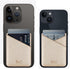 Phone Card Holder, Cell Phone Stick On Glitter PU Leather Sleeve, Credit for iPhone Samsung Most Smartphones