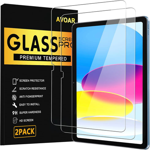 2 Pack Screen Protector for iPad 11th A16 2025 & 10th Generation