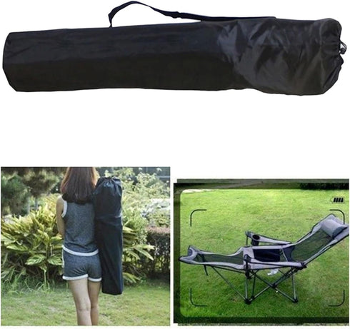 Generic Outdoor Folding Chair Carrying Bag, Portable Drawstring Storage Nylon Replacement Carry Bag for Camping