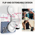 IUDSMKO 3-in-1 Magnetic Selfie Light, Phone Selfie Ring Light Compatible with iPhone Magsafe, Magnetic Beauty Selfie