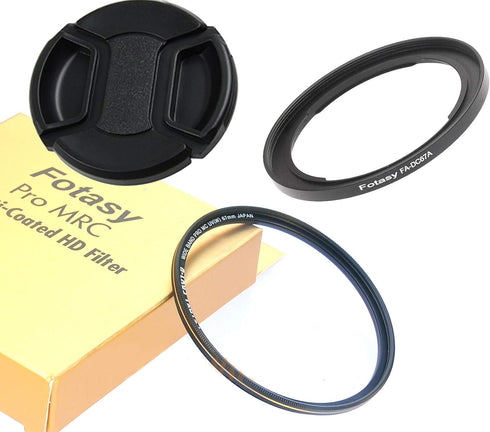 Accessory Kit: JJC RN-DC67A 67mm Filter Adapter, Pro1D MRC Nano HD UV Filter, Lens Cap for CANON PowerShot