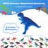 QearFun Dinosaur Headphones for Boys Kids, Bluetooth Headphones with Microphone & 3.5mm Jack, Adjustable Headband for