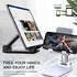 Meetuo 2 16/15/14/13/12/Smartphones Pcs Cell Phone Stand, Adjustable Angle Height Phone Stand for Desk, Fully