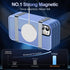 MOCCA iPhone 11 Case - Slim Shockproof, Magnetic, Compatible with MagSafe, Blue + Glass & Camera Lens Protectors.