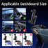 YUHENG Visor,360 17 37 Car Phone Holder Mount for Dashboard Rearview Mirror Sun Rotation & Strong Grip,Universal