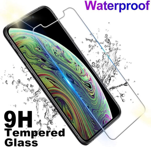 2-Piece Tempered Glass Screen Protector for Vivo V21 5G (6.44"), 9H Hardness Anti-Scratch Protective Film