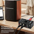 Stereo Audio Preamplifier - Black XLR Balanced RCA 3.5mm Input/Output Converter Adapter, Gain 20dB Phono Preamp