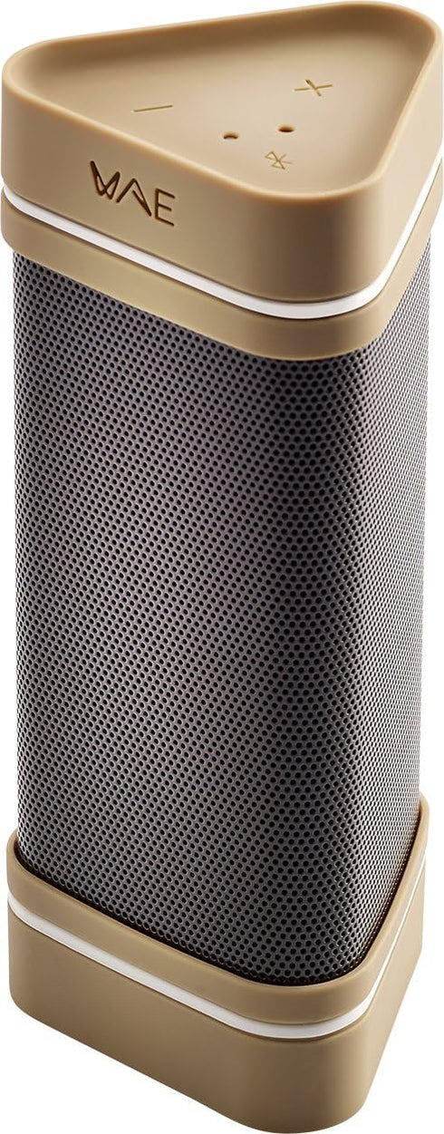 Hercules WAE OUTDOOR 04PLUS PACK Bluetooth Speaker with Mounts - Anthracite and Light Camel