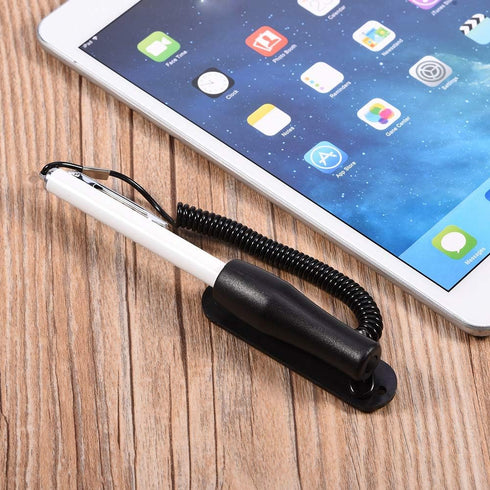2Pcs Stylus Pen, Universal Capacitive Touch Screen Stylus with Spring Rope Fixing Base for Mobile Phone
