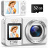 CAMWORLD Digital Camera, 4K 64MP UHD Dual Screens Camera, 18X Digital Zoom, Portable