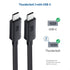 Cable Matters 20Gbps USB C to USB C Monitor Cable 3 ft, 4K 120Hz & 8K 30Hz, USB C Video Cable