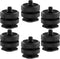 EszkozTA Camera Hot Shoe Mount(6 Pack) to 1/4"-20 Tripod Screw Adapter Flash Shoe