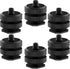 EszkozTA Camera Hot Shoe Mount(6 Pack) to 1/4"-20 Tripod Screw Adapter Flash Shoe